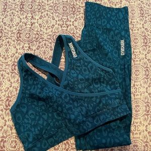Gymshark adapt animal print workout set